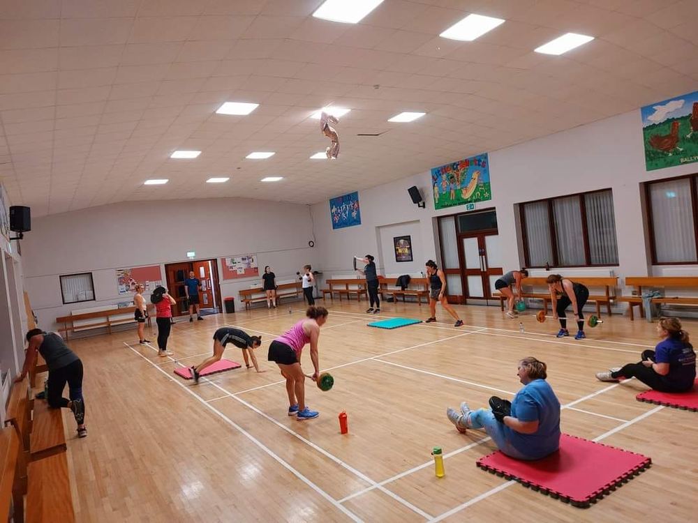 Group class at Premium Fitness